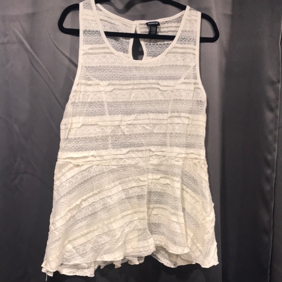 torrid Tops - Torrid lace babydoll tank.